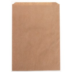 Paper Bag No 2 Flat Strung Wrap Brown 240X165mm