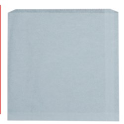 Paper Bag No 1 Square Greaseproof Lined White 180X180mm