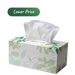 Facial Tissues Tork Extra Soft Premium White 