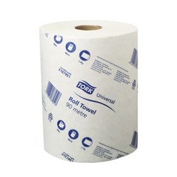 Paper Hand Towel Tork Universal White 185mm x280m