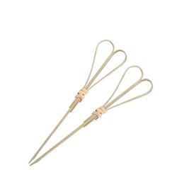 Skewers Bamboo Heart Pick Natural 120mm