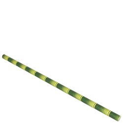 Straw Paper Bamboo Green 205mm