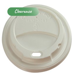 Lid For 12 oz Foam Cup White 87mm