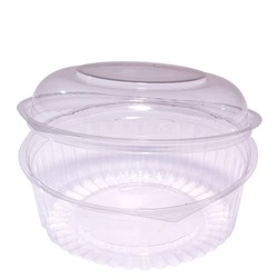 Show Bowl Dome Hinged Lid Clear 24 oz / 682ml