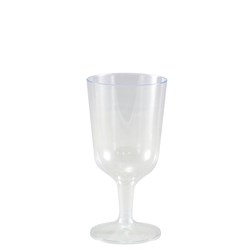 Wine Glass Two Piece Clear 180 ml
