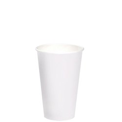 Paper Cup Milkshake White 12 Oz