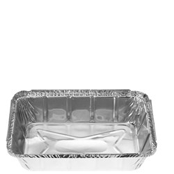 Foil Container Rectangular Takeaway Silver 1.1Kg 1050ml