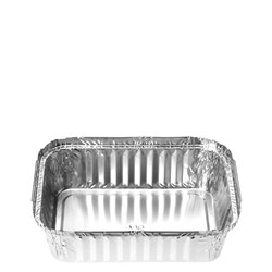 Foil Container Rectangular Takeaway Silver 40 oz 880ml