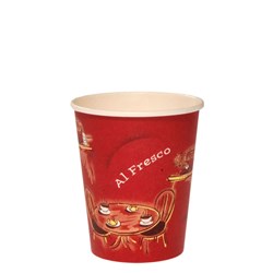 Paper Coffee Cup Alfresco Single Wall 8 oz