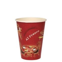 Paper Coffee Cup Alfresco Single Wall 12 oz 