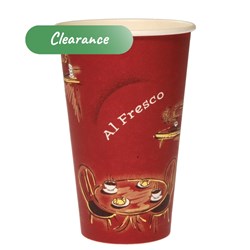 Paper Coffee Cup Alfresco Single Wall 16 oz 