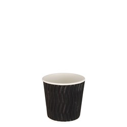Paper Coffee Cup Cool Wave Black 4 oz