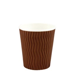 Paper Coffee Cup Cool Wave Brown 8 oz
