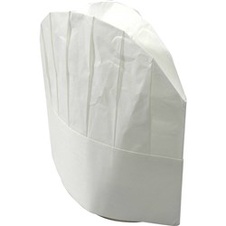 Hat Chef Paper White 9 Inch
