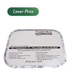 Lid Dualpak Printed Frozen White 203x153mm