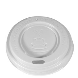Lid To Suit 4 oz Cup White 62mm