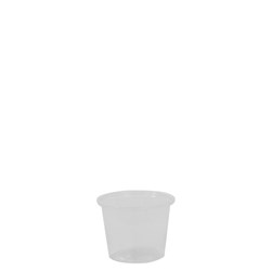 Cup Conex Round Portion White 1 oz