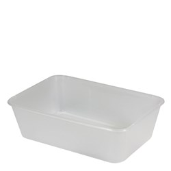 Container Rectangular PP Freezer Grade Translucent Takeaway 650ml
