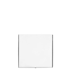 Pizza Box Plain White/Inner Brown 9 Inch