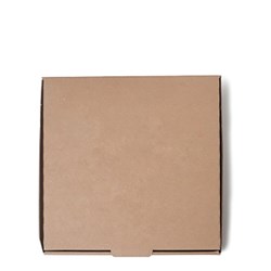 Pizza Box Plain Brown 13 Inch