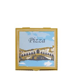Pizza Box White Rialto Multi Colour 11 Inch