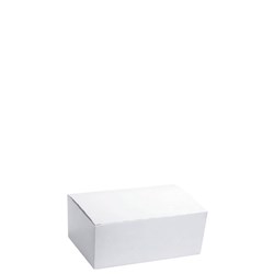 Snack Box Plain White Large