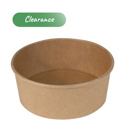 Salad Bowl PE Lined Kraft 24 oz