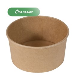 Salad Bowl PE Lined Kraft 32 oz
