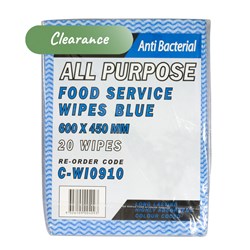 Wipes All Purpose Blue 20 pack
