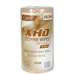 Wipes On Roll XHD Brown 85 Sheets 300x530mm