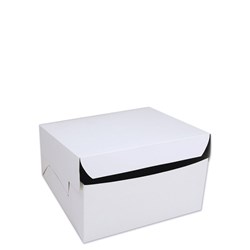 Cake Box White 10x10x5 Inch