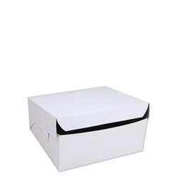 Cake Box White 10x10x3.25 Inch