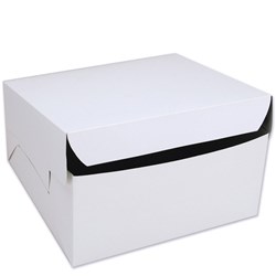 Cake Box White 15x15x4 Inch