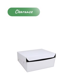 Cake Box White 8x8x2.5 Inch