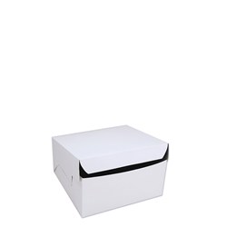 Cake Box White 8x8x4 Inch