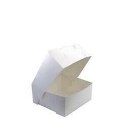 Cake Box White 10x10x4 Inch