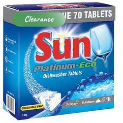 Dishwashing Tablets  Eco Sun 50Pk