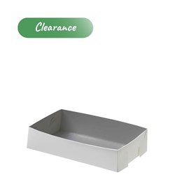 Cake Tray Large White 255X177X57MM