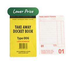 Docket Book Takeaway 1 Page