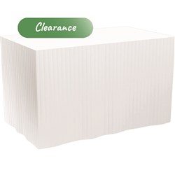 Table Skirt Evolin White