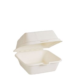 Hinged Salad Container 1000ml  Recycled Plastic Food Containers