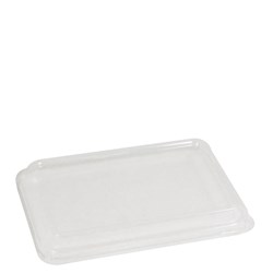 Lid PET To Suit Natural Fibre 500ml Containers Clear 
