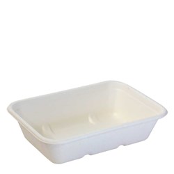 Container White Natural Fibre 550ml