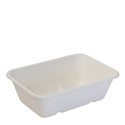 Container White Natural Fibre 650ml