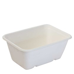 Container White Natural Fibre 1000ml