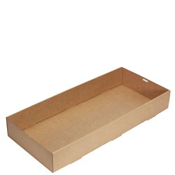 Catering Tray Kraft No 3 558X252X80mm