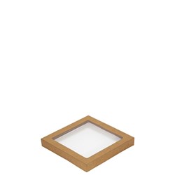 Lid Catering With Window To Suit Catering Tray Size 5 Kraft 229X228X30mm