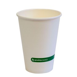 Green Schooner Paper Cup Compostable and Recyclable Singlewall Paper Cup 425 ml