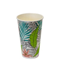 Paper Cup Biodegradable & Compostable Planet Milkshake Multi Colour 90mm 16 Oz