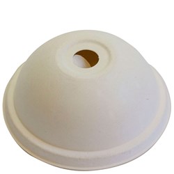 Lid Dome Bagasse White To Suit Cold Cups 90mm